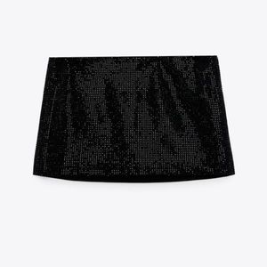 Zara Shiny Mini Skirt